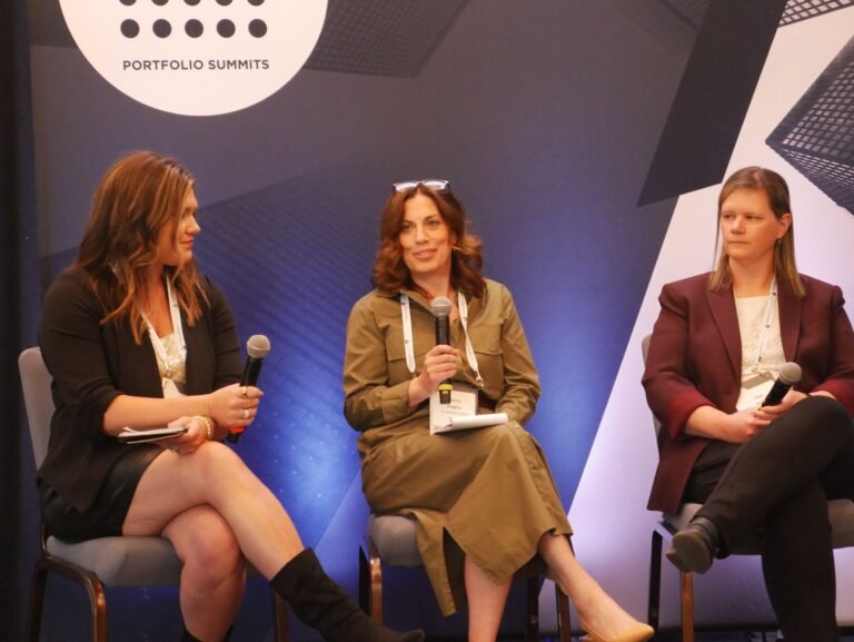 Nancy Hughes, CFP, speaking on a panel for Portfolio Summits